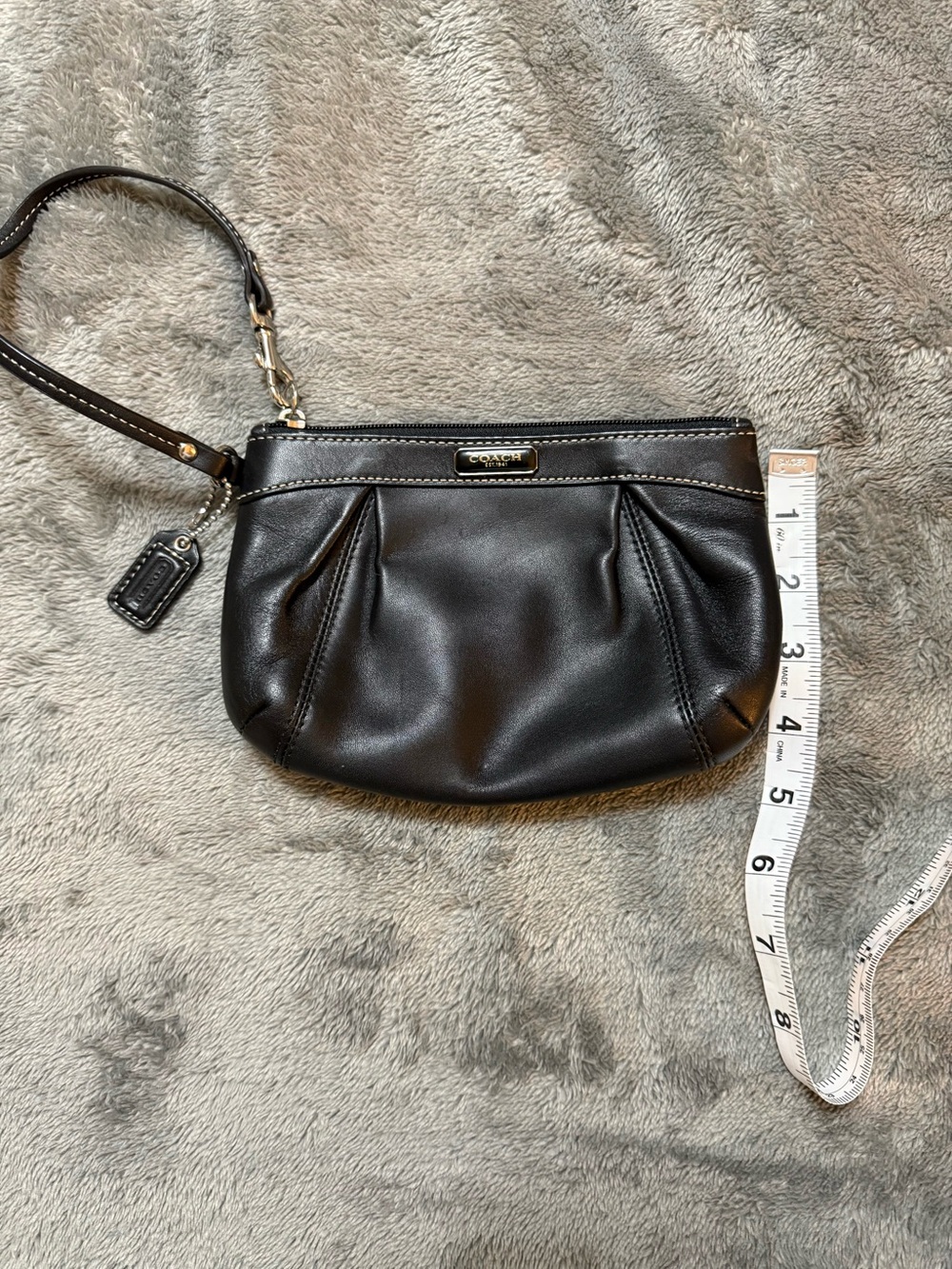 Coach black Leather Wristlet Clutch - Picture 2 of 4
